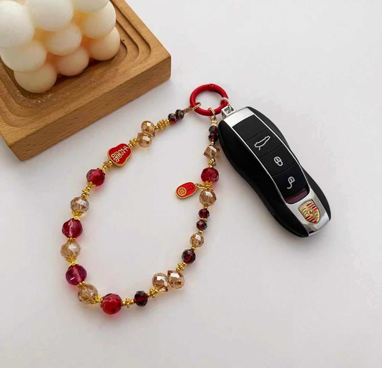 Lucky Cat phone chain