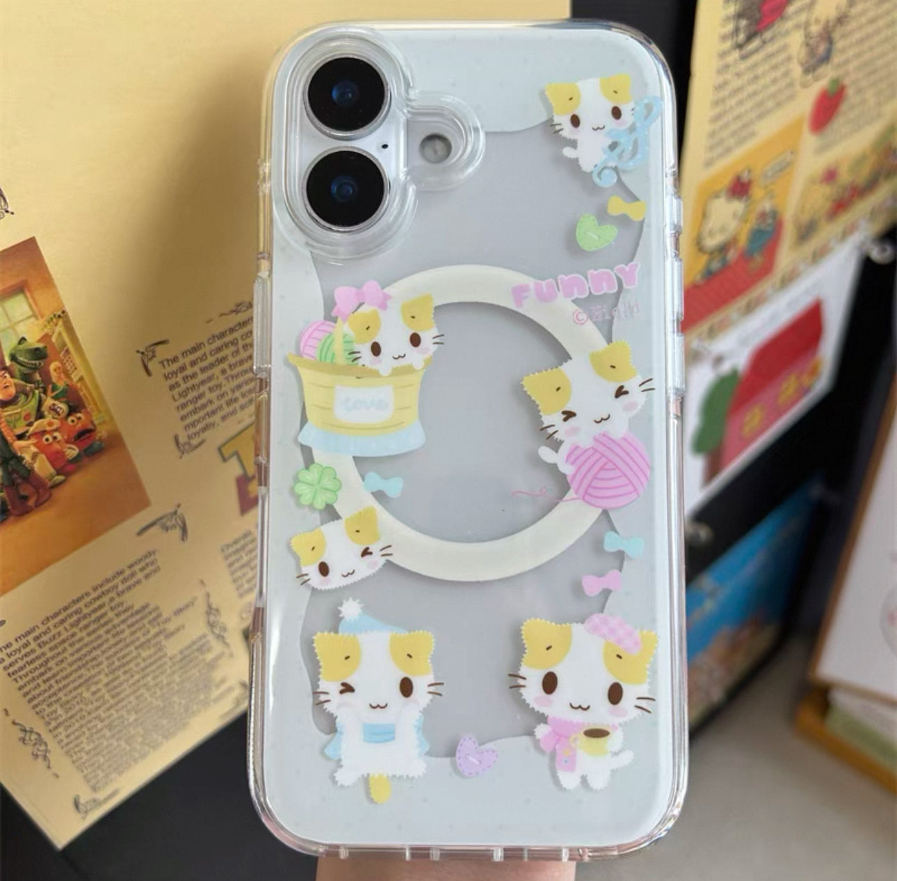 Cotton Cat MagSafe iPhone case