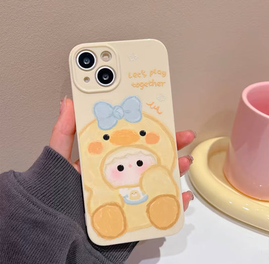 Lovely Duck iPhone case