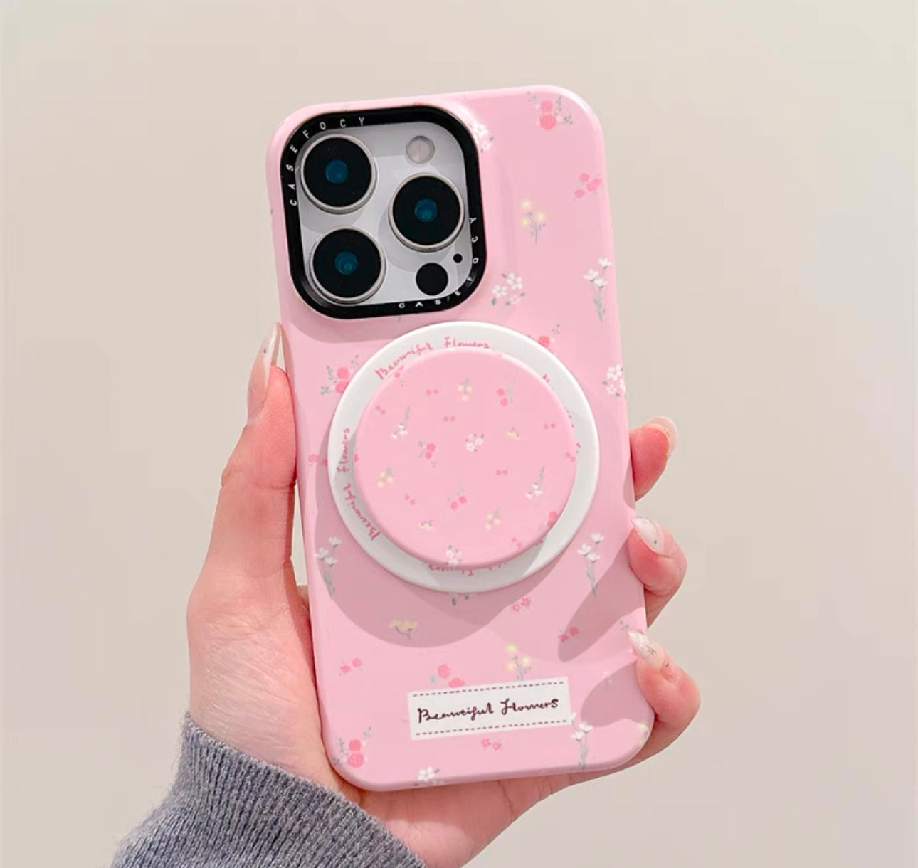 Flower MagSafe iPhone case